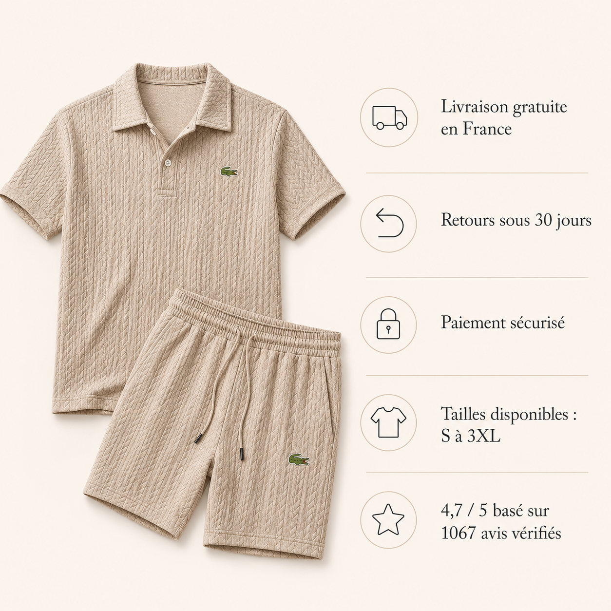 Completo LC Premium composto da maglietta e pantaloncini